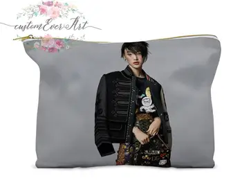 Sora Choi cosmetic bag personalized small makeup bag funny makeup organizer toiletry bag zipper pouch
Sora Choi cosmetic bag personalized small makeup bag funny makeup organizer toiletry bag zipper pouch