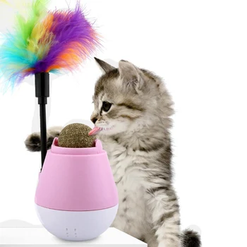 Cat Ball Toys Interactive Catnip Ball Feather Cat Tumbler Exercise Rotary Ball Kitten Toys Pet Supplies
Cat Ball Toys Interactive Catnip Ball Feather Cat Tumbler Exercise Rotary Ball Kitten Toys Pet Supplies