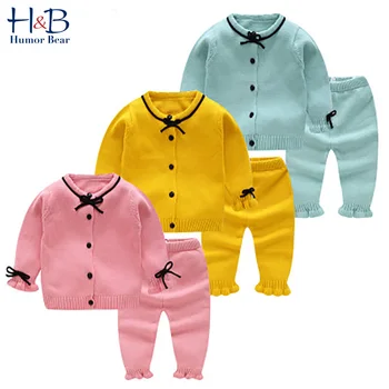 Humor Bear Baby Clothes Sets New Autumn Winter Solid Long Sleeve Newborn Knitted Pullover Tops+Pants 2pcs Infant Girls Sweater
Humor Bear Baby Clothes Sets New Autumn Winter Solid Long Sleeve Newborn Knitted Pullover Tops+Pants 2pcs Infant Girls Sweater