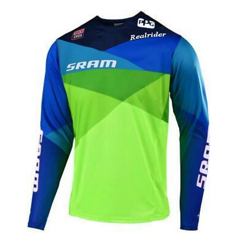 

Sportswear Downhill Jersey MTB Enduro Offroad larga Mountain Bike Motocross Jersey BMX DH MTB T-Shirt