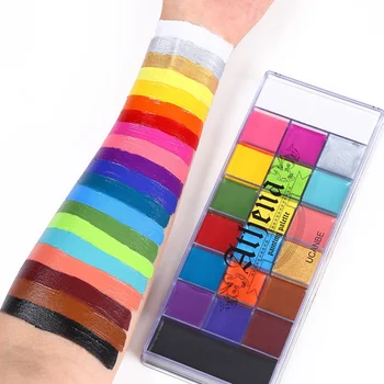 20 Colors Face Body Painting Oil Safe Cosmetic Flash Tattoo Painting Art Halloween Party Makeup Fancy Dress Beauty Palette L2
20 Colors Face Body Painting Oil Safe Cosmetic Flash Tattoo Painting Art Halloween Party Makeup Fancy Dress Beauty Palette L2