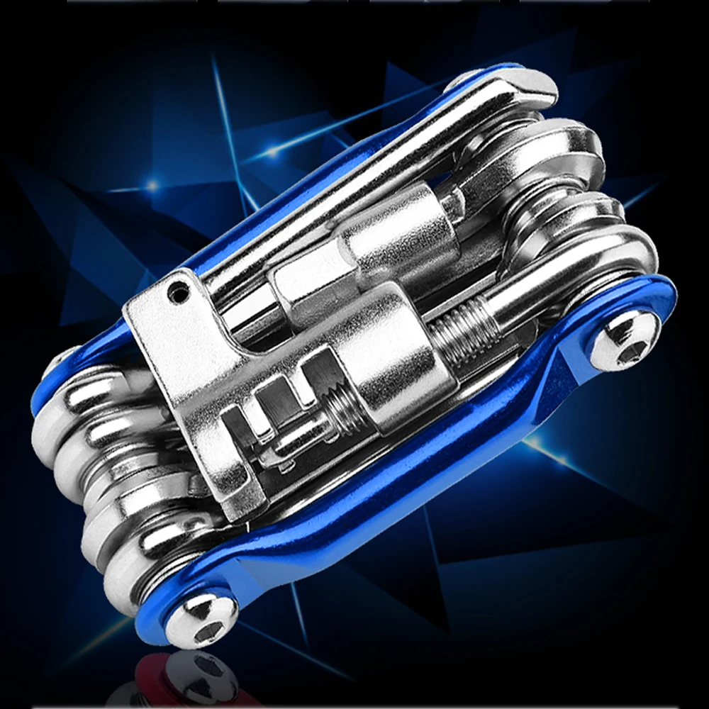 11 In 1 Mini Repair Pocket Folding Tool Bicycle Moutain Road Bike Tool Set Cycling Multi Repair Tools Kit Wrench
11 In 1 Mini Repair Pocket Folding Tool Bicycle Moutain Road Bike Tool Set Cycling Multi Repair Tools Kit Wrench