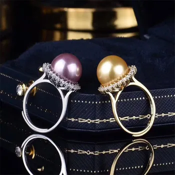 Luxury Pearl Rings Settings S925 Sterling Silver Pearl Rings Findings Women DIY Handmade Rings Accessory Components No Pearl
Luxury Pearl Rings Settings S925 Sterling Silver Pearl Rings Findings Women DIY Handmade Rings Accessory Components No Pearl