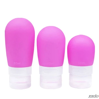 Portable Travel Bottles Silicone Containers Refillable Tube for Shampoo Makeup T4MB
Portable Travel Bottles Silicone Containers Refillable Tube for Shampoo Makeup T4MB
