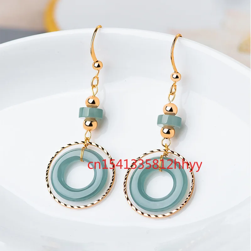 Hot Selling Fashion 925 Silver Inlaid Jade Earrings Charm Jewellery Hand-Carved Earrings for Women Men Fashion Accessories
Hot Selling Fashion 925 Silver Inlaid Jade Earrings Charm Jewellery Hand-Carved Earrings for Women Men Fashion Accessories