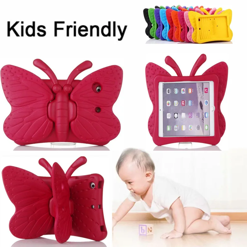 Soft Shockproof Case Kids Silicon Protective Cover for iPad Mini1 2 3 4 5 7.9" Children 3D Eva Butterfly Stand Tablet Shell
Soft Shockproof Case Kids Silicon Protective Cover for iPad Mini1 2 3 4 5 7.9" Children 3D Eva Butterfly Stand Tablet Shell