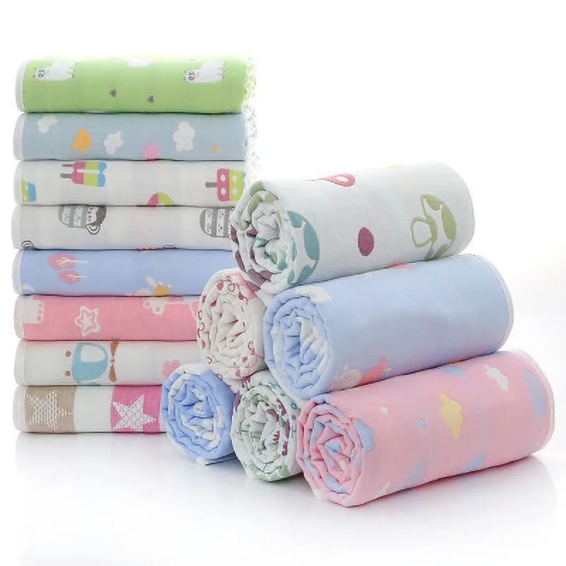 2pcs/lot 120*150cm 100% Cotton gauze jacquard 6 six-layer gauze cute safe comfortable bath towel children's newborn towel
2pcs/lot 120*150cm 100% Cotton gauze jacquard 6 six-layer gauze cute safe comfortable bath towel children's newborn towel