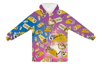 2020 New Winter Cat and Fries Print Long Sleeves Hooded Warm Comfy Soft Fleece Adults Bathrobe Sofa Blanket Sweatshirt Outwears
2020 New Winter Cat and Fries Print Long Sleeves Hooded Warm Comfy Soft Fleece Adults Bathrobe Sofa Blanket Sweatshirt Outwears