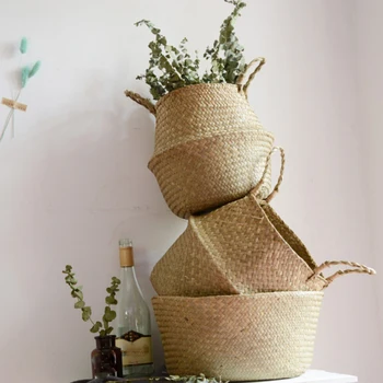 Foldable Natural Seagrass Woven Storage Baskets For Storage, Laundry, Picnic, Plant Pot Cover & Beach Bag Flower Pot Basket
Foldable Natural Seagrass Woven Storage Baskets For Storage, Laundry, Picnic, Plant Pot Cover & Beach Bag Flower Pot Basket
