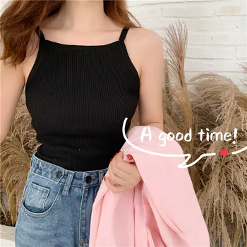 Simple Striped Casual Slim Elastic Basic Sleeveless Basic New Summer Female Women vest tops
Simple Striped Casual Slim Elastic Basic Sleeveless Basic New Summer Female Women vest tops