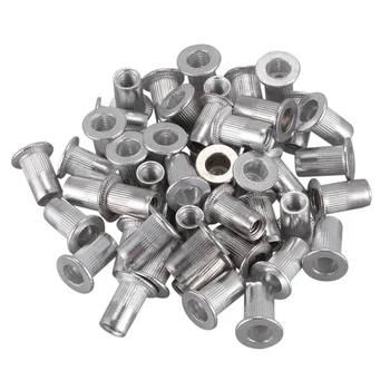 FashionM4x10mm Stainless Steel Threaded Blind Rivet Nut Insert Nutserts 50pcs
FashionM4x10mm Stainless Steel Threaded Blind Rivet Nut Insert Nutserts 50pcs