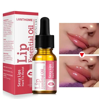 

10ml Nourishing Lip Plumper Gloss Moisturizing Lip Essential Oil Repairing Reduce Lips Fine Serum Anti-Drying Clear Lip Gloss