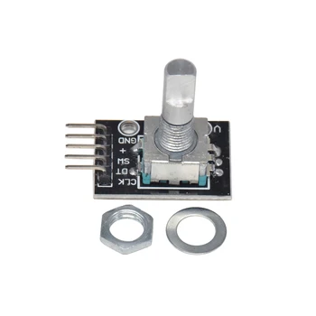 Factory Wholesale 20pcs/Lot Rotary Encoder Module Brick Sensor Development Dropshipping KY-040
Factory Wholesale 20pcs/Lot Rotary Encoder Module Brick Sensor Development Dropshipping KY-040