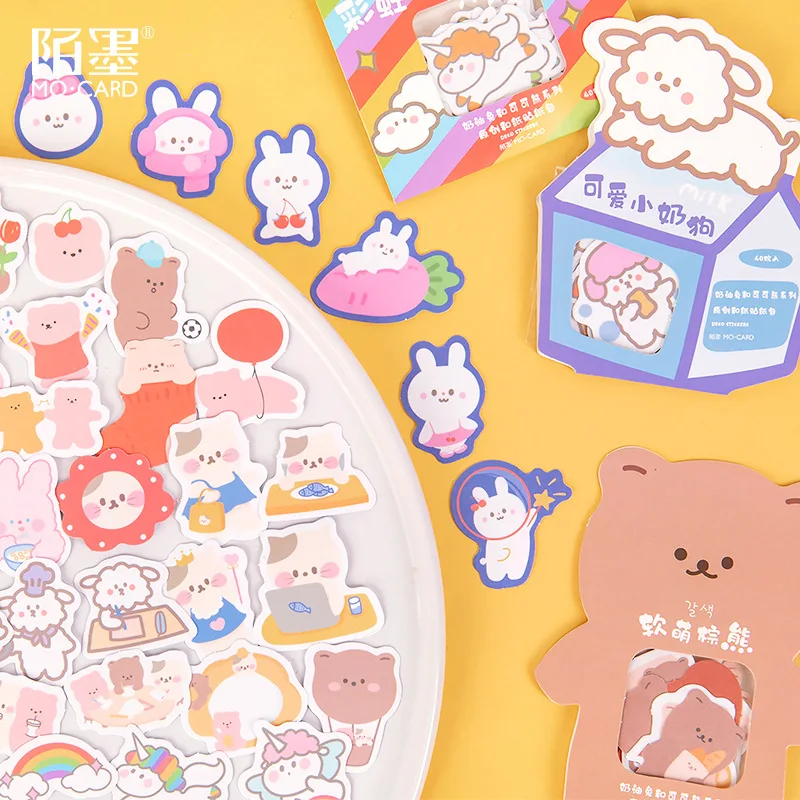 40pcs/1lot Kawaii Stationery Stickers Cream Rabbit and Cocoa Diary Decorative Mobile Stickers Scrapbooking DIY Craft Stickers
40pcs/1lot Kawaii Stationery Stickers Cream Rabbit and Cocoa Diary Decorative Mobile Stickers Scrapbooking DIY Craft Stickers