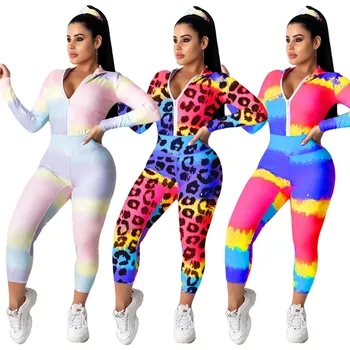 CHRONSTYLE Leopard Print 2 Pieces Set Tracksuit 2020 Fashion Women Long Sleeve Hooded Zip Up Jackets Tops High Waist Long Pants
CHRONSTYLE Leopard Print 2 Pieces Set Tracksuit 2020 Fashion Women Long Sleeve Hooded Zip Up Jackets Tops High Waist Long Pants