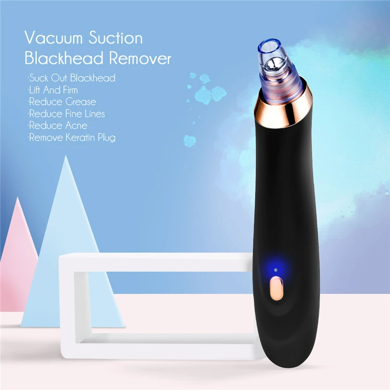 Rechargeable Beauty Instrument Vacuum Suction Blackhead Remover Facial Pore Cleaner Blackhead Acne Comedo ExtractorSPA Machine40
Rechargeable Beauty Instrument Vacuum Suction Blackhead Remover Facial Pore Cleaner Blackhead Acne Comedo ExtractorSPA Machine40