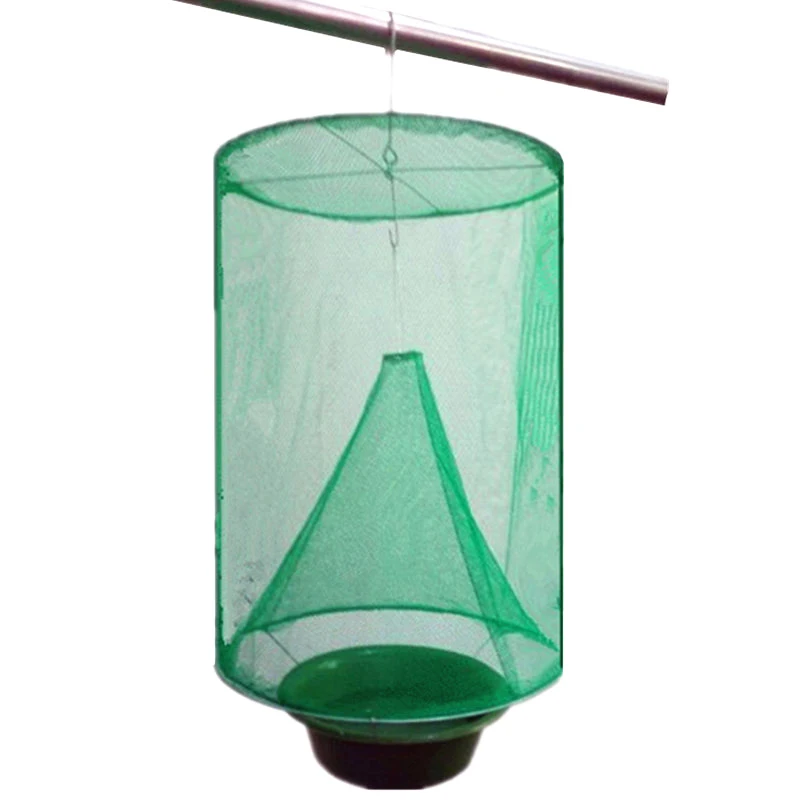 1Pcs Hanging Flycatcher Reusable Folding Fly Trap Summer Mosquito Top Catcher Wasp Insect Bug | Дом и сад