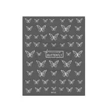 Vivid Color Nice-looking White Butterfly Nail Art Transfer Sticker Easy to Apply Transfer Sticker DIY for Women
Vivid Color Nice-looking White Butterfly Nail Art Transfer Sticker Easy to Apply Transfer Sticker DIY for Women