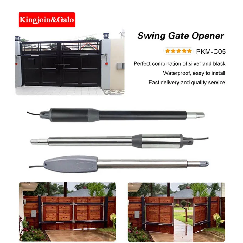 KJ&GALO DC24V arm Electric Swing Gate Opener only 1 gate motor Optional Single-arm motor Automatic actuator linear door arm
KJ&GALO DC24V arm Electric Swing Gate Opener only 1 gate motor Optional Single-arm motor Automatic actuator linear door arm