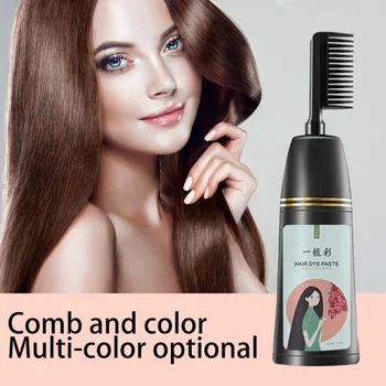 Plant Hair Dye Cream With Comb Multi-color Hair Dye Temporary Cream Salon DIY Easy Colors Long Lasting Natural Hair Dye
Plant Hair Dye Cream With Comb Multi-color Hair Dye Temporary Cream Salon DIY Easy Colors Long Lasting Natural Hair Dye