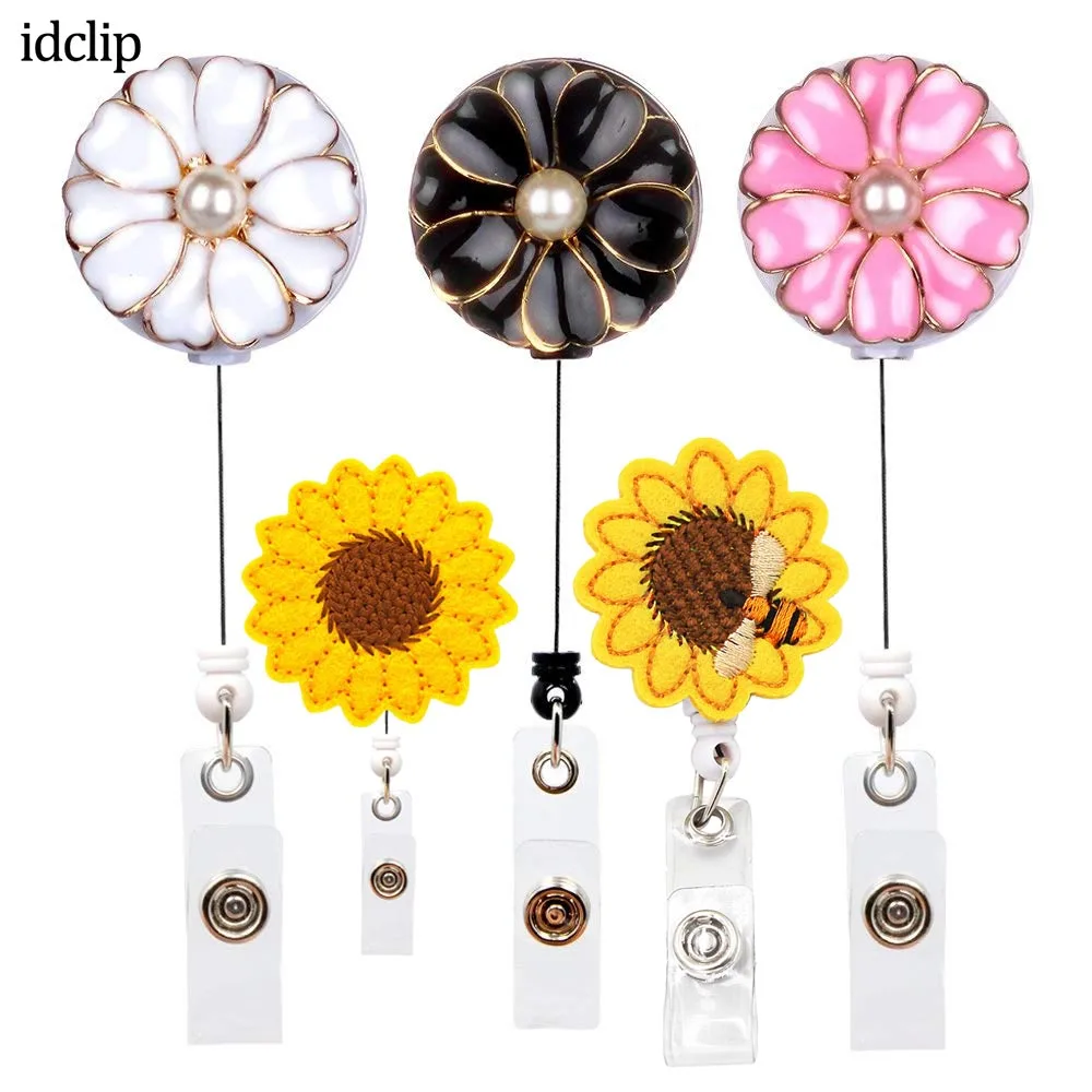 idclip 1PC ID Retractable Badge Holder with Alligator Clip Flower Retractable Cord ID Badge Reel with Pearl 24 inch
idclip 1PC ID Retractable Badge Holder with Alligator Clip Flower Retractable Cord ID Badge Reel with Pearl 24 inch