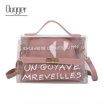 Ougger Transparent Bag Brand Women PVC Clear Bag Women Handbags Bolsa Feminina Shoulder Bag Crossbody Bag Sac Main Femme
Ougger Transparent Bag Brand Women PVC Clear Bag Women Handbags Bolsa Feminina Shoulder Bag Crossbody Bag Sac Main Femme