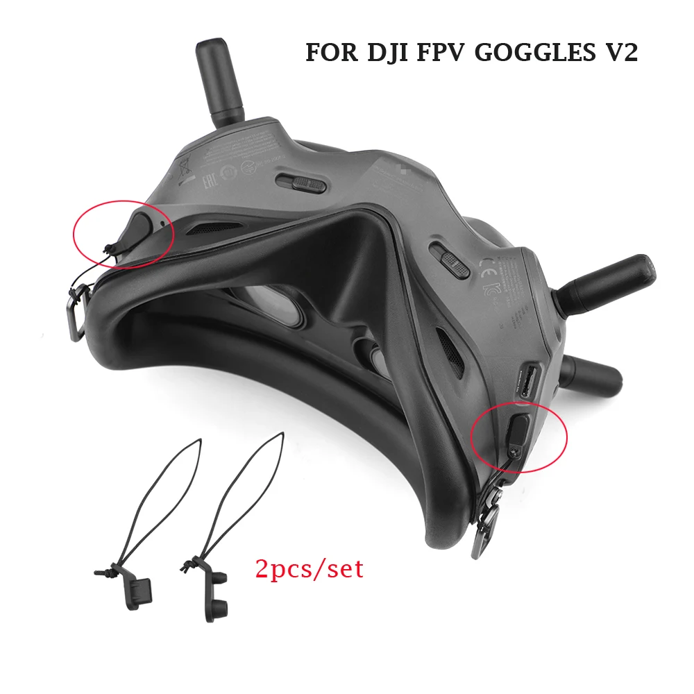 Пылезащитная заглушка для очков DJI FPV V2 мягкий резиновый пылезащитный чехол с