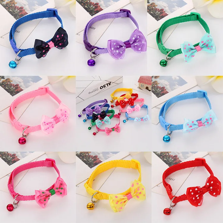 Pet bowknot collar collar bell the cat collars proprietary T dog collars cat head collar manufacturer
Pet bowknot collar collar bell the cat collars proprietary T dog collars cat head collar manufacturer