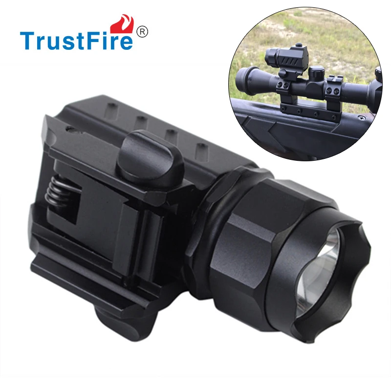 TrustFire G01 Gun Light LED Tactical Flashlight 2-Mode 320LM Military Weapon Lights Pistol Handgun Rifle Torch Light Flashlights
TrustFire G01 Gun Light LED Tactical Flashlight 2-Mode 320LM Military Weapon Lights Pistol Handgun Rifle Torch Light Flashlights