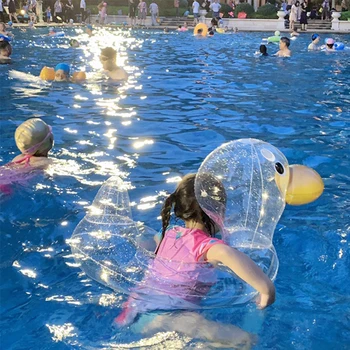 Cute Transparent Duck Shape Baby Swimming Ring Inflatable Ring Baby Bath Swim Circle Floating Baby Seat Swimming Pool Toys
Cute Transparent Duck Shape Baby Swimming Ring Inflatable Ring Baby Bath Swim Circle Floating Baby Seat Swimming Pool Toys