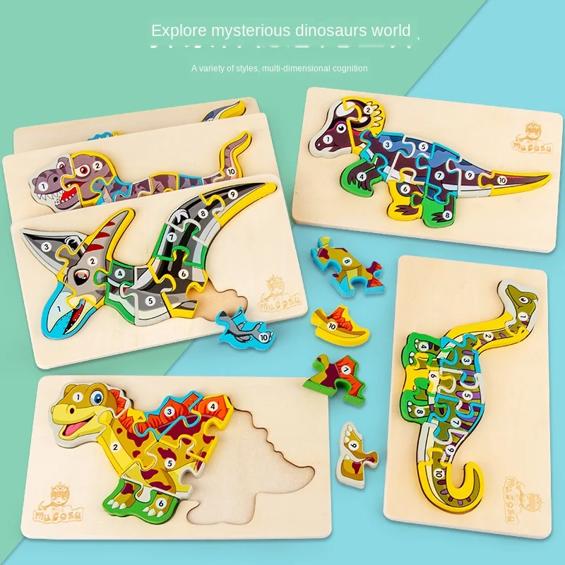 Children's Dinosaur Number Letter Three-dimensional Puzzle Building Block 3D Educational Puzzle Wooden Assembly Toy P278
Children's Dinosaur Number Letter Three-dimensional Puzzle Building Block 3D Educational Puzzle Wooden Assembly Toy P278