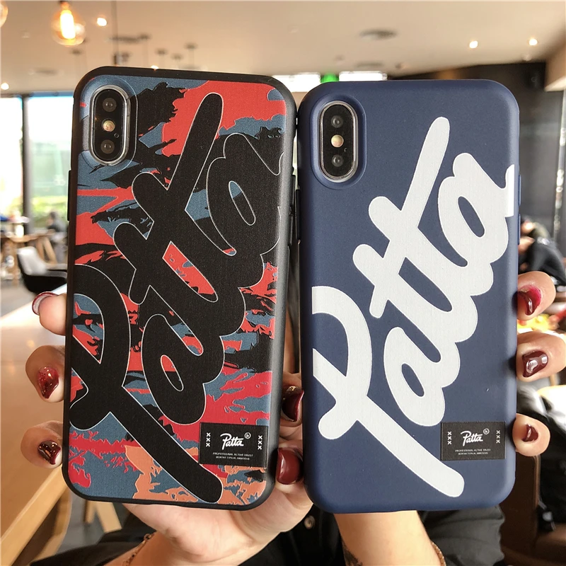 Fashion Street Brand Netherlands Patta Soft Silicon Cover Case for iphone X XS XR MAX 8 6 6s 7 plus Luxury Phone Capa Coque
Fashion Street Brand Netherlands Patta Soft Silicon Cover Case for iphone X XS XR MAX 8 6 6s 7 plus Luxury Phone Capa Coque