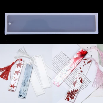 DIY Bookmark Mould Making Epoxy Resin Jewelry Rectangle DIY Craft Silicone Transparent Mold Silicone Bookmark Mold
DIY Bookmark Mould Making Epoxy Resin Jewelry Rectangle DIY Craft Silicone Transparent Mold Silicone Bookmark Mold