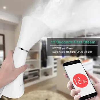 320mL Handheld Fabric Steamer 12 Seconds Fast-Heat 920W Powerful Garment Steamer For Home Travelling Portable Steam Iron
320mL Handheld Fabric Steamer 12 Seconds Fast-Heat 920W Powerful Garment Steamer For Home Travelling Portable Steam Iron