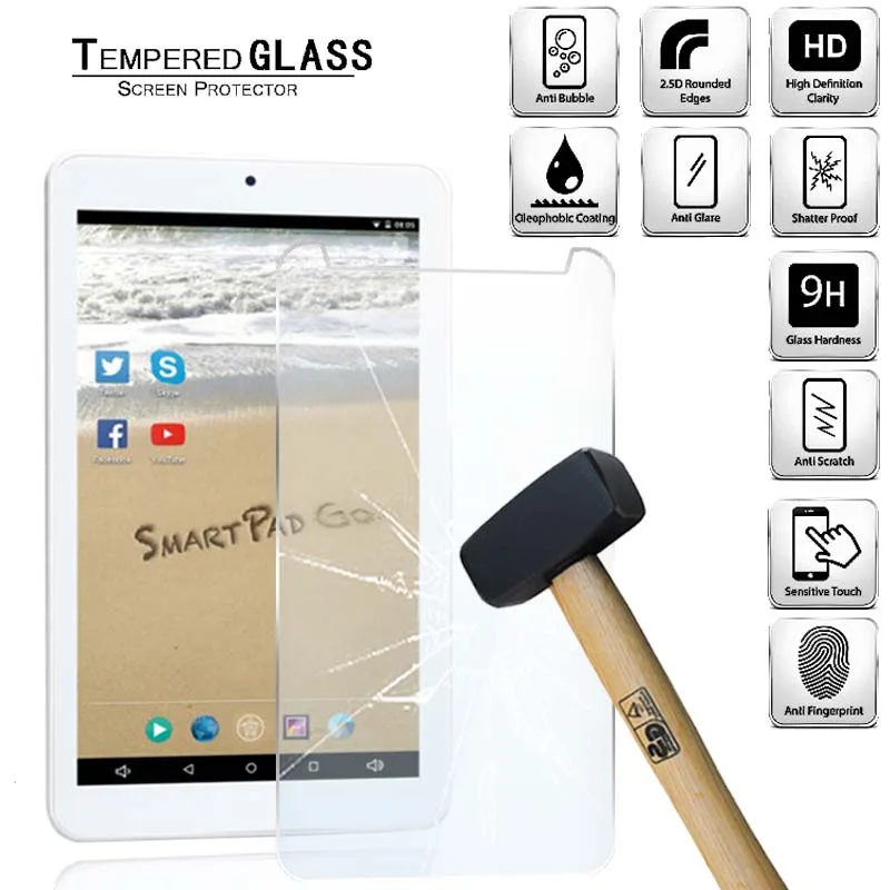 Tablet Tempered Glass Screen Protector Cover for Mediacom SmartPad Go Silver 7.0" HD Eye Protection Tempered Film
Tablet Tempered Glass Screen Protector Cover for Mediacom SmartPad Go Silver 7.0" HD Eye Protection Tempered Film
