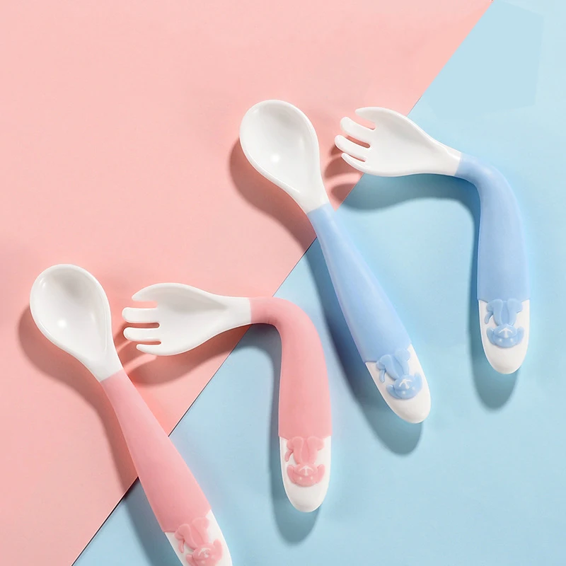 Bendable Baby Spoon Fork Set Toddler Infant Learning Tableware Flatware Utensils Kids Cutlery Eat Spoon Flexible Spoons 0-3 Year
Bendable Baby Spoon Fork Set Toddler Infant Learning Tableware Flatware Utensils Kids Cutlery Eat Spoon Flexible Spoons 0-3 Year