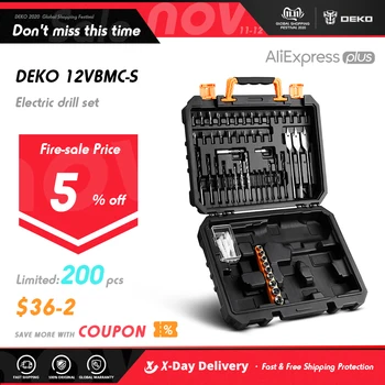 DEKO Original BMC Plastic Box Tool Case for 12V Cordless Drill GCD12DU3 not include Cordless Drill 
DEKO Original BMC Plastic Box Tool Case for 12V Cordless Drill GCD12DU3 not include Cordless Drill