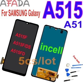 5pcs/lot 6.5" LCD For Samsung Galaxy A51 A515 LCD Display Touch Digitizer For SAMSUNG A51 A515F SM-A515F LCD Screen With Frame 
5pcs/lot 6.5" LCD For Samsung Galaxy A51 A515 LCD Display Touch Digitizer For SAMSUNG A51 A515F SM-A515F LCD Screen With Frame
