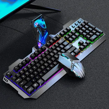 USB Wired Imitation Mechanical Keyboard Mouse Set Professional Keyboard Gaming Mouse For Macbook Computer Gaming Keyboard Mouse
USB Wired Imitation Mechanical Keyboard Mouse Set Professional Keyboard Gaming Mouse For Macbook Computer Gaming Keyboard Mouse
