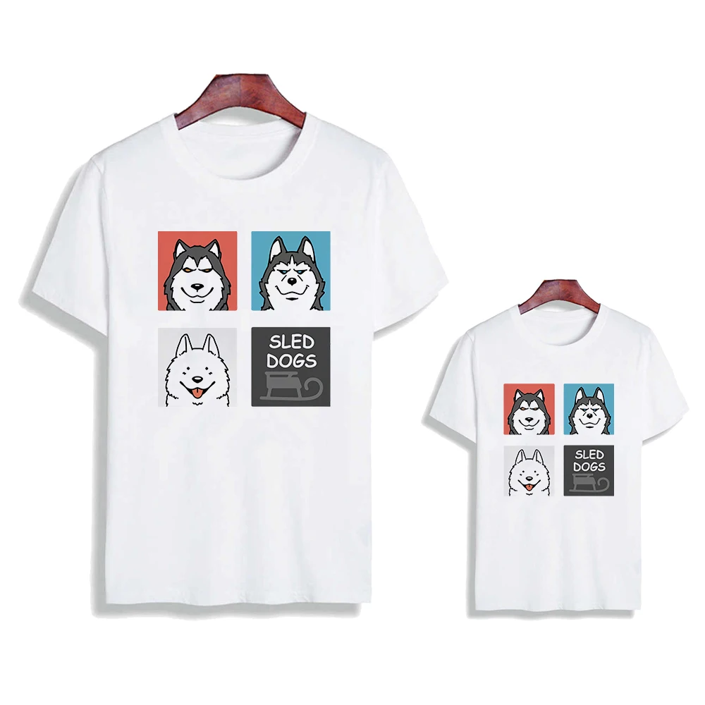 Funny SLED DOG Printing Family Look T-shirt Mother and Daughter Beautiful Punk Tops Father and Son Clothes Kids Clothes Tshirt
Funny SLED DOG Printing Family Look T-shirt Mother and Daughter Beautiful Punk Tops Father and Son Clothes Kids Clothes Tshirt