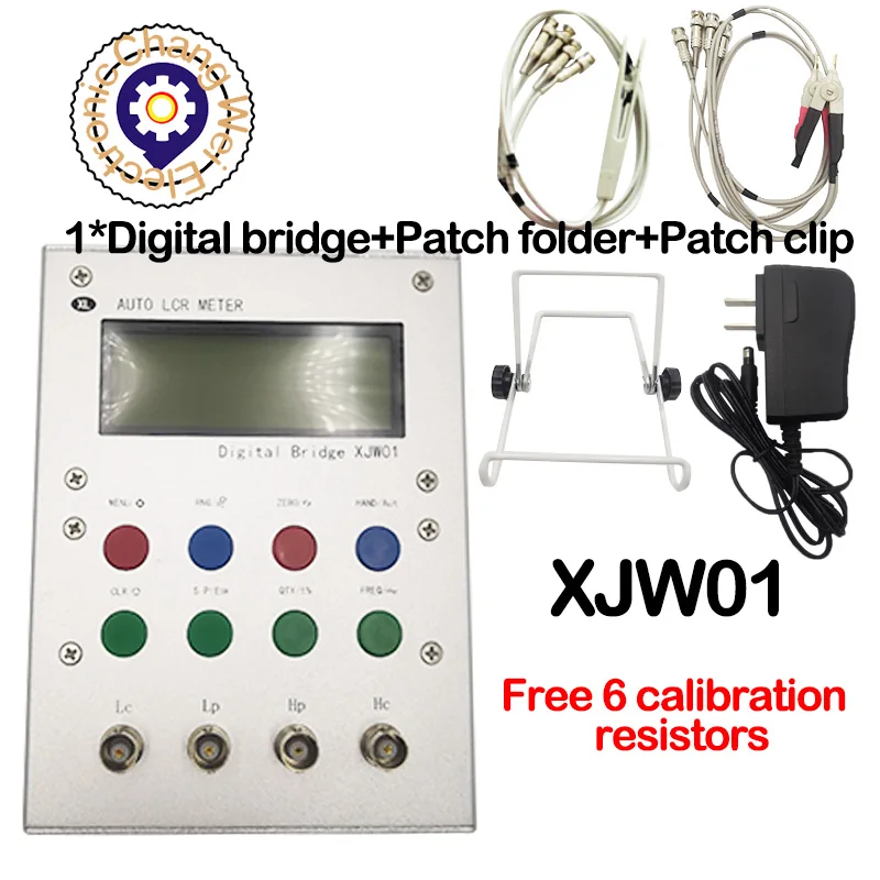 XJW01 0.3% LCR digital bridge tester bridge tester resistance, inductance, capacitance ESR Test Finished Product Kit
XJW01 0.3% LCR digital bridge tester bridge tester resistance, inductance, capacitance ESR Test Finished Product Kit