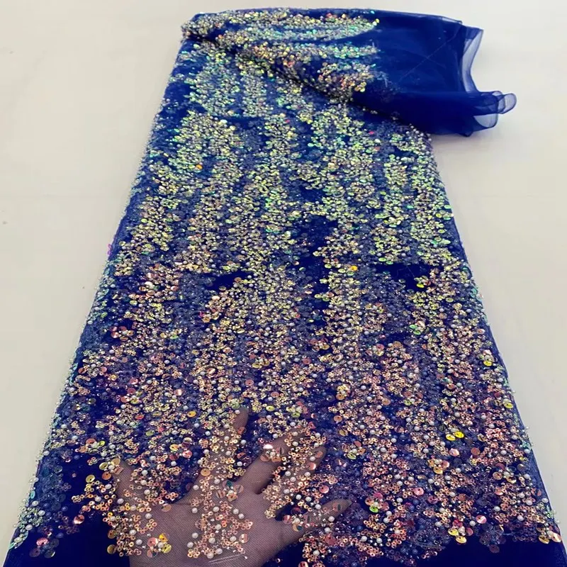 Top Grade Embroidery Nigerian Heavy Handmade Beaded Lace French Sequins Fabric 2021 High Quality African Net Lace Fabrics TS9473
Top Grade Embroidery Nigerian Heavy Handmade Beaded Lace French Sequins Fabric 2021 High Quality African Net Lace Fabrics TS9473