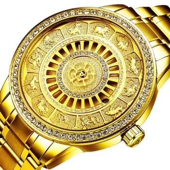 Watch Machinery Men's Stainless Steel Automatic Parkin Large Dial Zodiac Surface Dial Watch Waterproof Shockproof Men's Watch
Watch Machinery Men's Stainless Steel Automatic Parkin Large Dial Zodiac Surface Dial Watch Waterproof Shockproof Men's Watch