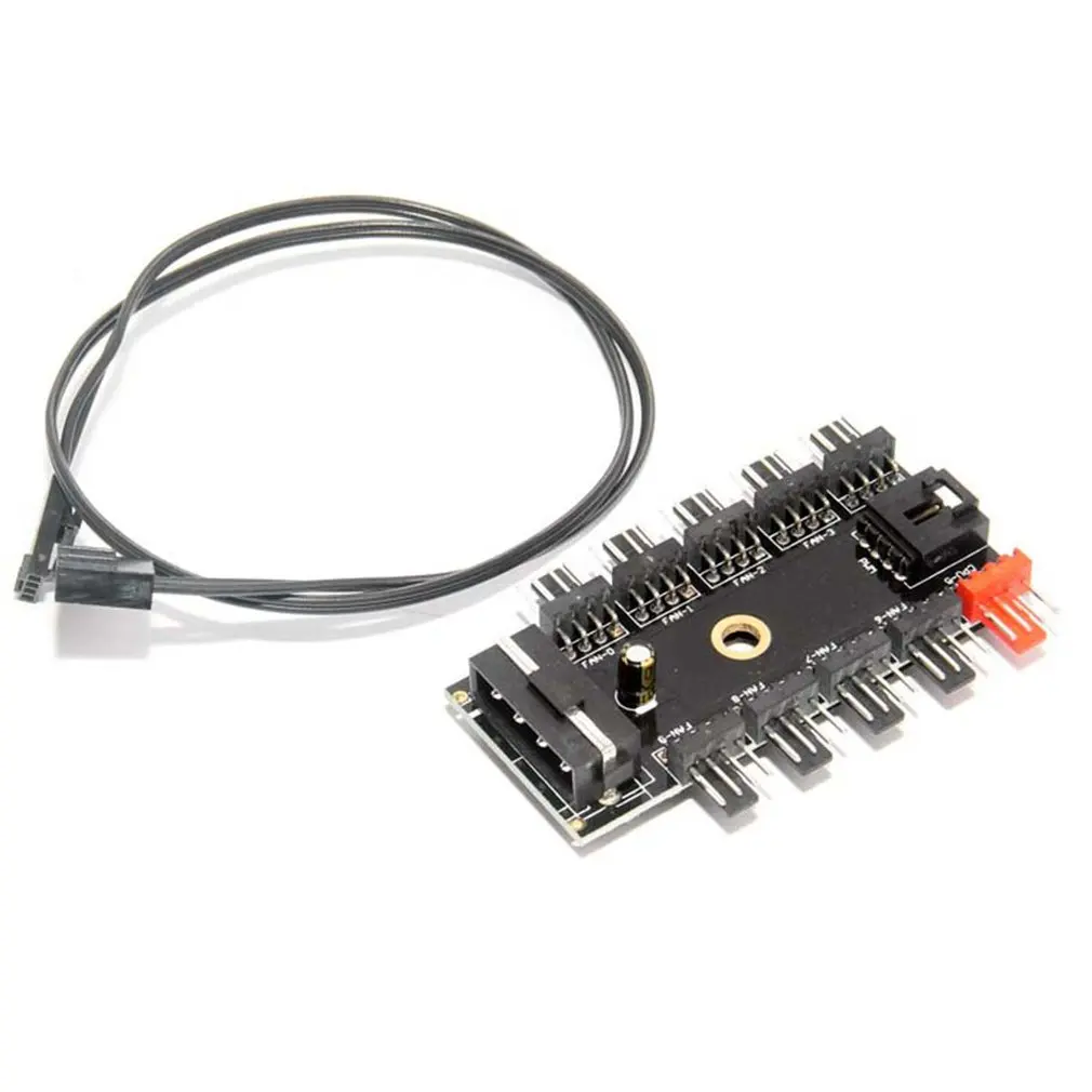 SATA Computer Fan Hub 4Pin PWM Hub PC Fan Large 4Pin Power Supply Splitter Adapter Support 10 Channels Fan Easy Installation
SATA Computer Fan Hub 4Pin PWM Hub PC Fan Large 4Pin Power Supply Splitter Adapter Support 10 Channels Fan Easy Installation