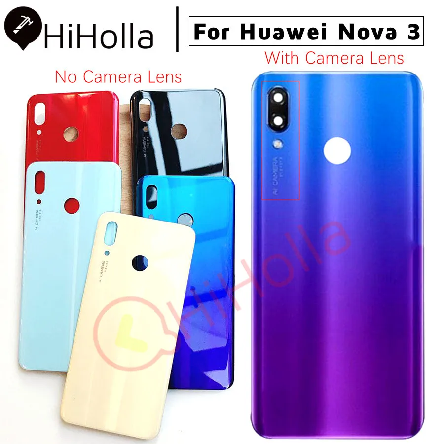 For 6.3" Huawei Nova 3 Back Glass Battery Cover Panel NOVA3 Rear Door Housing Case For Huawei Nova 3 Back Glass Cover Replace
For 6.3" Huawei Nova 3 Back Glass Battery Cover Panel NOVA3 Rear Door Housing Case For Huawei Nova 3 Back Glass Cover Replace