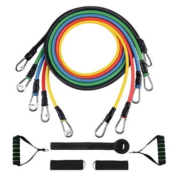 Resistance Band Set Fitness Band 5XStackable Sports Bands 2XAnkle Straps 2XFoam Handles
Resistance Band Set Fitness Band 5XStackable Sports Bands 2XAnkle Straps 2XFoam Handles