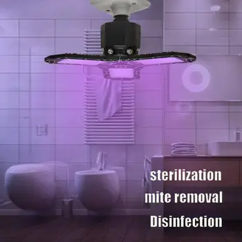 1PCS 60W E26/E27 Deformation Folding Ultraviole Disinfection Light No Radar Induction Remote timing Germicidal Garage Light 110V
1PCS 60W E26/E27 Deformation Folding Ultraviole Disinfection Light No Radar Induction Remote timing Germicidal Garage Light 110V