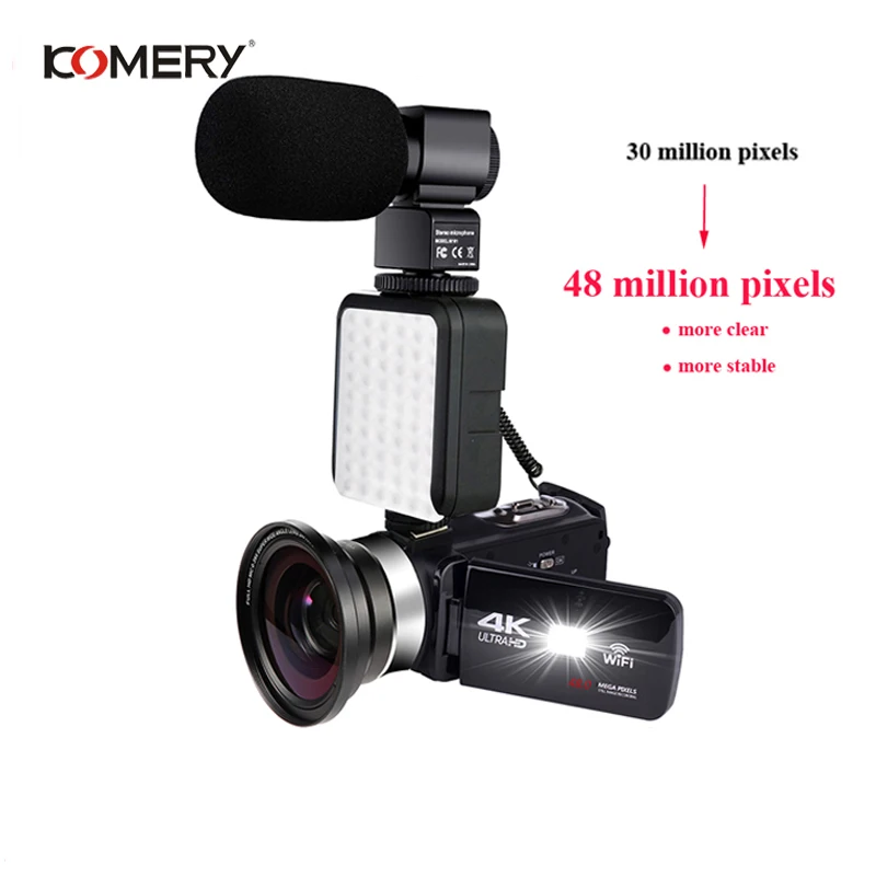 Video Camera with Microphone 4K Camcorder for Live Stream Webcam WiFi Remote Control Night Vision Touch Screen Photography
Video Camera with Microphone 4K Camcorder for Live Stream Webcam WiFi Remote Control Night Vision Touch Screen Photography