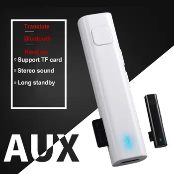 Portable Smart Voice Receiver Adapter Wireless Car Stereo TF Card Port Language Translate bluetooth headset For Business Meet
Portable Smart Voice Receiver Adapter Wireless Car Stereo TF Card Port Language Translate bluetooth headset For Business Meet