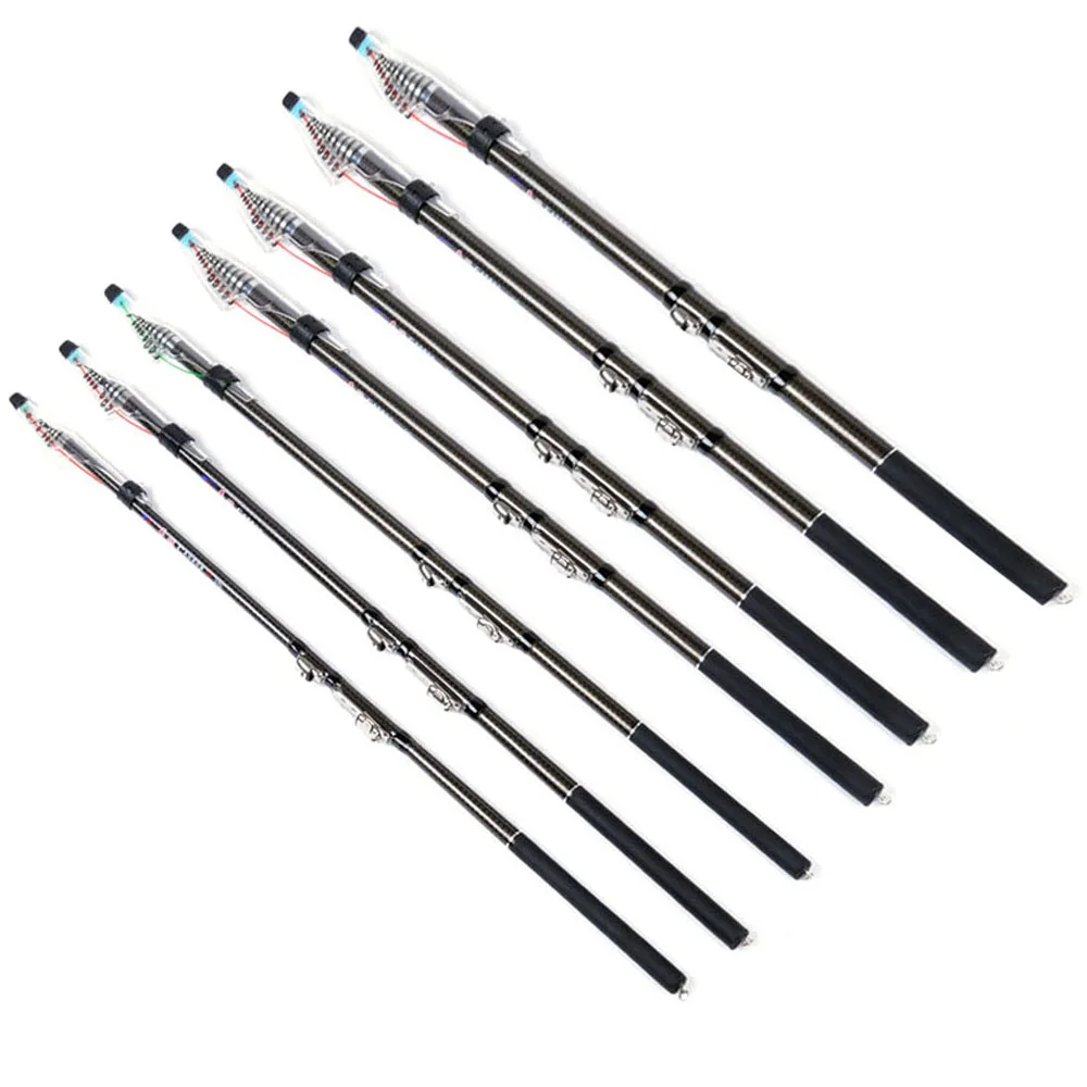 New Super Hard Telescopic Spinning Carbon Rod Baitcasting Pesca Peche Sea Casting Lightweight Toughness Rock Fishing Rods 5.4M
New Super Hard Telescopic Spinning Carbon Rod Baitcasting Pesca Peche Sea Casting Lightweight Toughness Rock Fishing Rods 5.4M